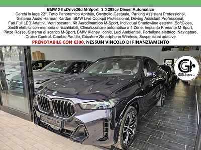 Usata BMW X6 M Sport 298 CV (219 kW) 2025 Carbon black SUV