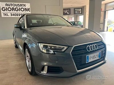 Usata Audi A3 Cabriolet Sport 116 CV (85 kW) 2018 Grigio Cabrio