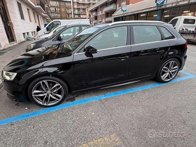 Usata Audi A3 150 CV (110 kW) 2017 Nero Berlina