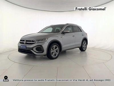 Usata VW T-Roc R-line 110 CV (80 kW) 2023 K2 pyrit silver metallizzato SUV