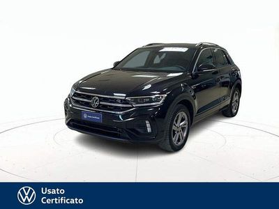 Usata VW T-Roc R-line 110 CV (80 kW) 2023 Nero / pastello SUV