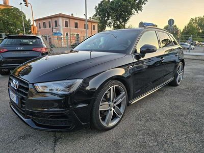 Usata Audi A3 S-Line 150 CV (110 kW) 2015 Nero Berlina