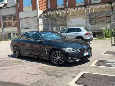 Usata BMW 420 Cabriolet Efficient Dynamics 190 CV (139 kW) 2016 Nero Cabrio