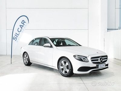 Usata Mercedes E200 Exclusive 150 CV (110 kW) 2018 Bianco Berlina