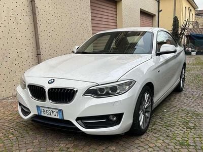 Usata BMW 220 184 CV (135 kW) 2015 Bianco Coupé