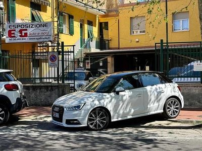 Usata Audi A1 S-Line 90 CV (66 kW) 2018 Bianco tetto nero Berlina