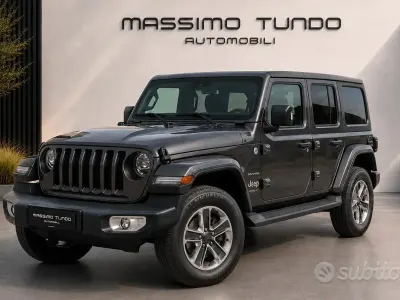 Usata Jeep Wrangler Unlimited Sahara 200 CV (147 kW) 2019 Grigio SUV