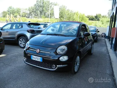 Usata Fiat 500C Lounge 69 CV (50 kW) 2018 Nero Cabrio