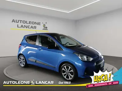 Usata Hyundai i10 Style 65 CV (47 kW) 2018 Blu Utilitaria