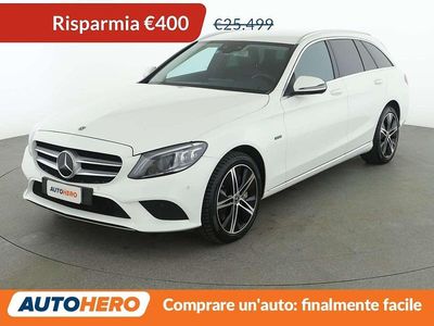 Usata Mercedes C300e Business 194 CV (142 kW) 2020 Bianco Berlina