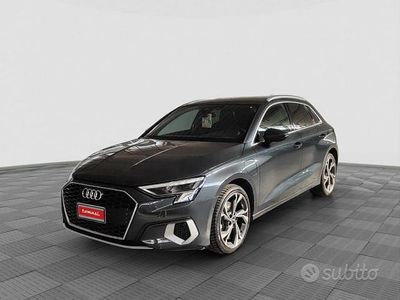 Usata Audi A3 e-tron Business 149 CV (109 kW) 2021 Grigio Utilitaria
