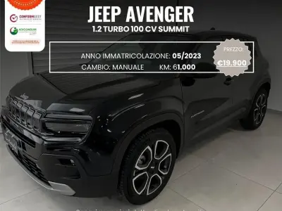 Usata Jeep Avenger Summit 101 CV (74 kW) 2023 Nero SUV
