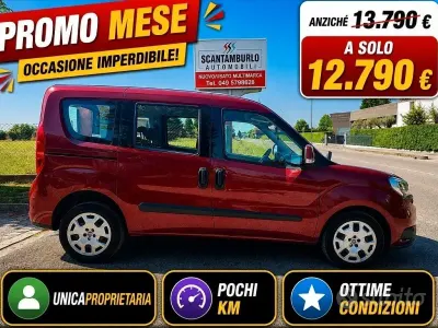 Usata Fiat Doblò Lounge 120 CV (88 kW) 2017 Rosso Monovolume