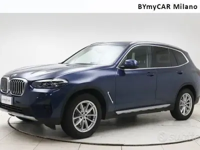 Usata BMW X3 Efficient Dynamics 190 CV (139 kW) 2022 Blu SUV