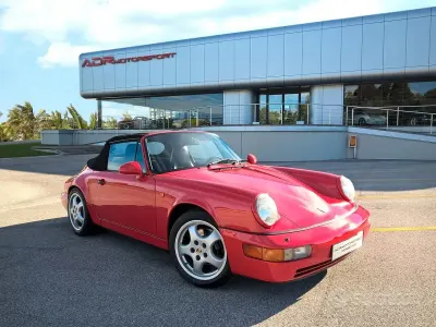 Usata Porsche 911 Carrera Cabriolet 250 CV (183 kW) 1990 Rosso Cabrio