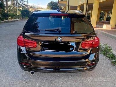 Usata BMW 316 90 CV (66 kW) 2019 Nero Station wagon