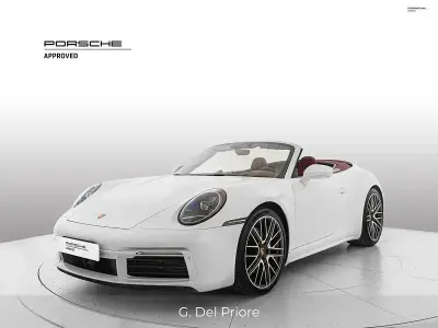 Usata Porsche 911 Carrera 4S Cabriolet 450 CV (330 kW) 2023 Bianco Cabrio