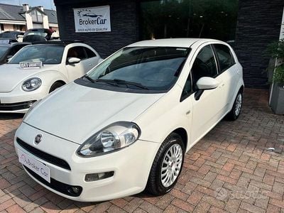 Usata Fiat Punto Lounge 75 CV (55 kW) 2014 Bianco Utilitaria