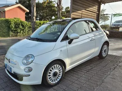 Usata Fiat 500 Lounge 95 CV (69 kW) 2013 Bianco Berlina