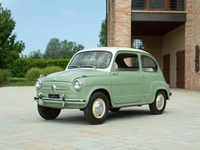 Usata Fiat 600 20 CV (14 kW) 1958 Verde Coupé