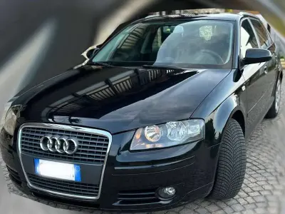 Usata Audi A3 Ambition 105 CV (77 kW) 2005 Nero Utilitaria