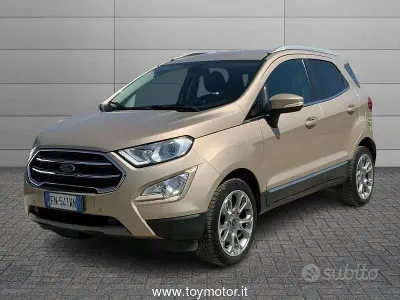 Usata Ford Ecosport Titanium 99 CV (72 kW) 2018 Beige SUV