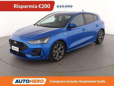 Usata Ford Focus ST-Line 120 CV (88 kW) 2022 Blu/azzurro Berlina