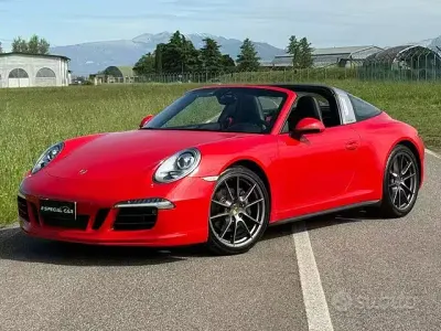 Usata Porsche 991 349 CV (256 kW) 2015 Rosso Cabrio