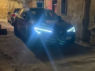 Usata Alfa Romeo Stelvio 190 CV (139 kW) 2019 Nero SUV