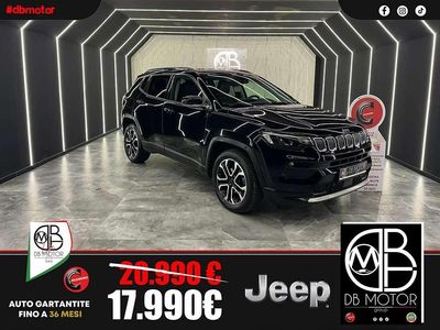 Nero Usata 2021 Jeep Compass Limited SUV | 17.990 € (Cara)