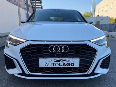 Usata Audi A3 S-Line 150 CV (110 kW) 2022 Bianco Berlina