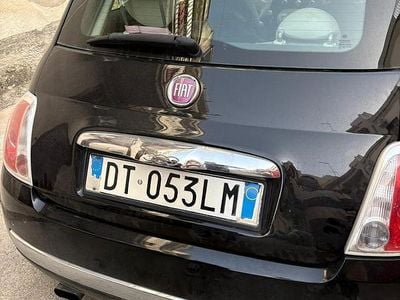 Usata Fiat 500 75 CV (55 kW) 2009 Nero Cabrio