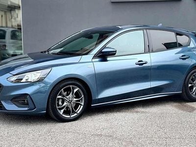 Usata Ford Focus ST-Line 125 CV (91 kW) 2018 Blu/azzurro Berlina