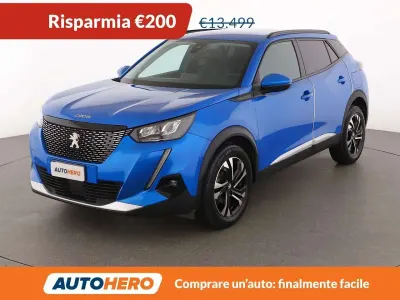 Usata Peugeot 2008 Allure 131 CV (96 kW) 2020 Blu/azzurro SUV