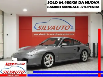 Usata Porsche 996 Turbo 420 CV (308 kW) 2001 Sealgrau metallic l6b4 Coupé