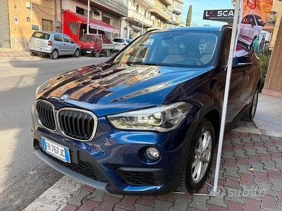Usata BMW X1 Advantage 150 CV (110 kW) 2018 Blu/azzurro SUV
