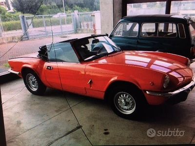 Usata Triumph Spitfire 1970 Rosso Cabrio