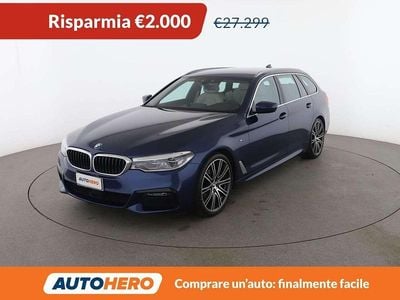 Usata BMW 520 M Sport 190 CV (139 kW) 2019 Blu/azzurro Station wagon