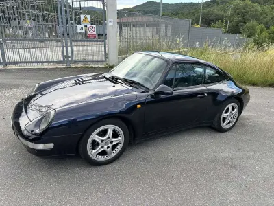 Usata Porsche 993 286 CV (210 kW) 1995 Blu/azzurro Cabrio