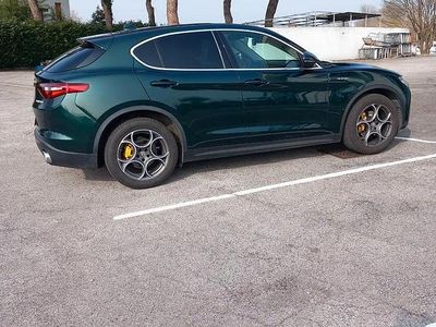 Usata Alfa Romeo Stelvio Super 190 CV (139 kW) 2021 Verde SUV