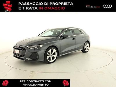 Usata Audi A3 S-Line 150 CV (110 kW) 2025 Grigio daytona perlato Berlina