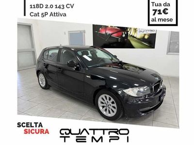 usata BMW 118 d cat 5 porte Attiva DPF