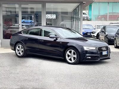 Usata Audi A5 S-Line 190 CV (139 kW) 2016 Blu Coupé