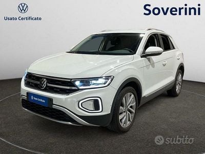 Usata VW T-Roc Style 110 CV (80 kW) 2022 Bianco SUV