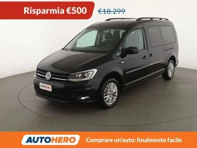 Usata VW Caddy Maxi Trendline 102 CV (75 kW) 2020 Nero Monovolume