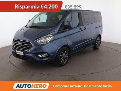 Usata Ford Tourneo Custom Titanium 185 CV (136 kW) 2021 Blu Furgone