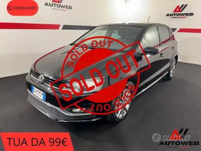 Usata VW Polo Edition 90 CV (66 kW) 2014 Nero Berlina