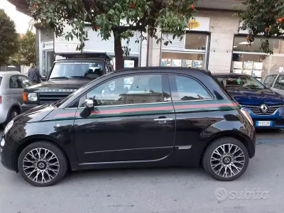 Usata Fiat 500 69 CV (50 kW) 2012 Nero Cabrio
