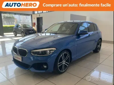 Usata BMW 116 M Sport 116 CV (85 kW) 2017 Blu Utilitaria