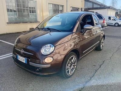 Usata Fiat 500 70 CV (51 kW) 2009 Marrone Cabrio